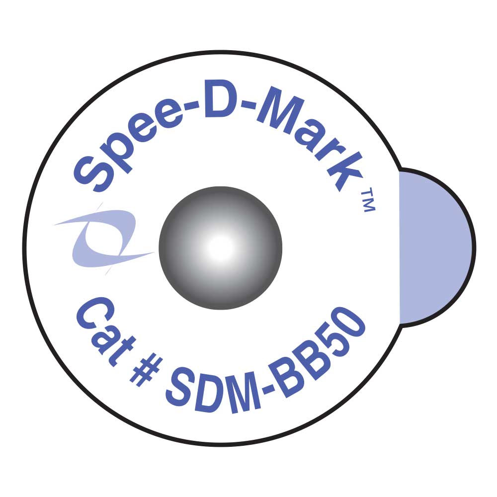 SPEE-D-MARK™ RADIOLOGY SKIN MARKER RADIATION SITE IDENTIFICATION RADIOPAQUE 5.0MM - 50 PER BOX