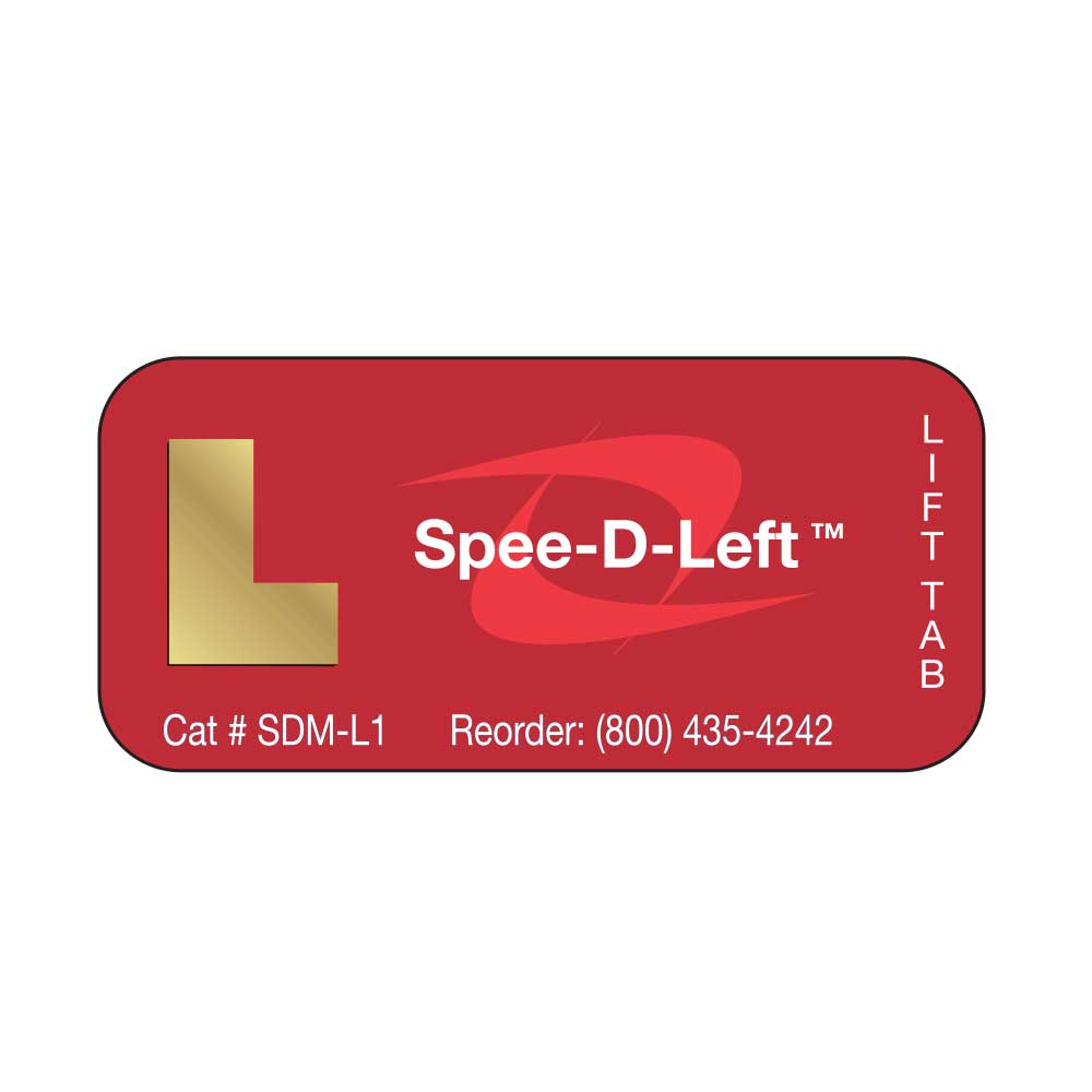 SPEE-D-LEFT™ RADIOLOGY MARKER RADIOPAQUE 5/8" - 100 PER BOX