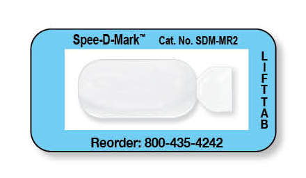 SPEE-D-MARK™ MRI SKIN MARKER SEMI-OPAQUE REFERENCE POINT 3/4" - 40 PER BOX