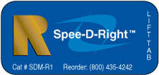 SPEE-D-RIGHT™ RADIOLOGY MARKER RADIOPAQUE 5/8" - 100 PER BOX