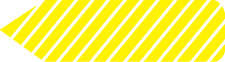 SPEE-D-POINT™ FLAGS & TAGS MINI STRIPED YELLOW REMOVABLE 5/16"X1-3/16" 300 PER PACK