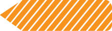 SPEE-D-POINT™ FLAGS & TAGS MINI STRIPED ORANGE REMOVABLE 5/16"X1-3/16" 300 PER PACK