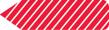 SPEE-D-POINT™ FLAGS & TAGS MINI STRIPED RED REMOVABLE 5/16"X1-3/16" 300 PER PACK