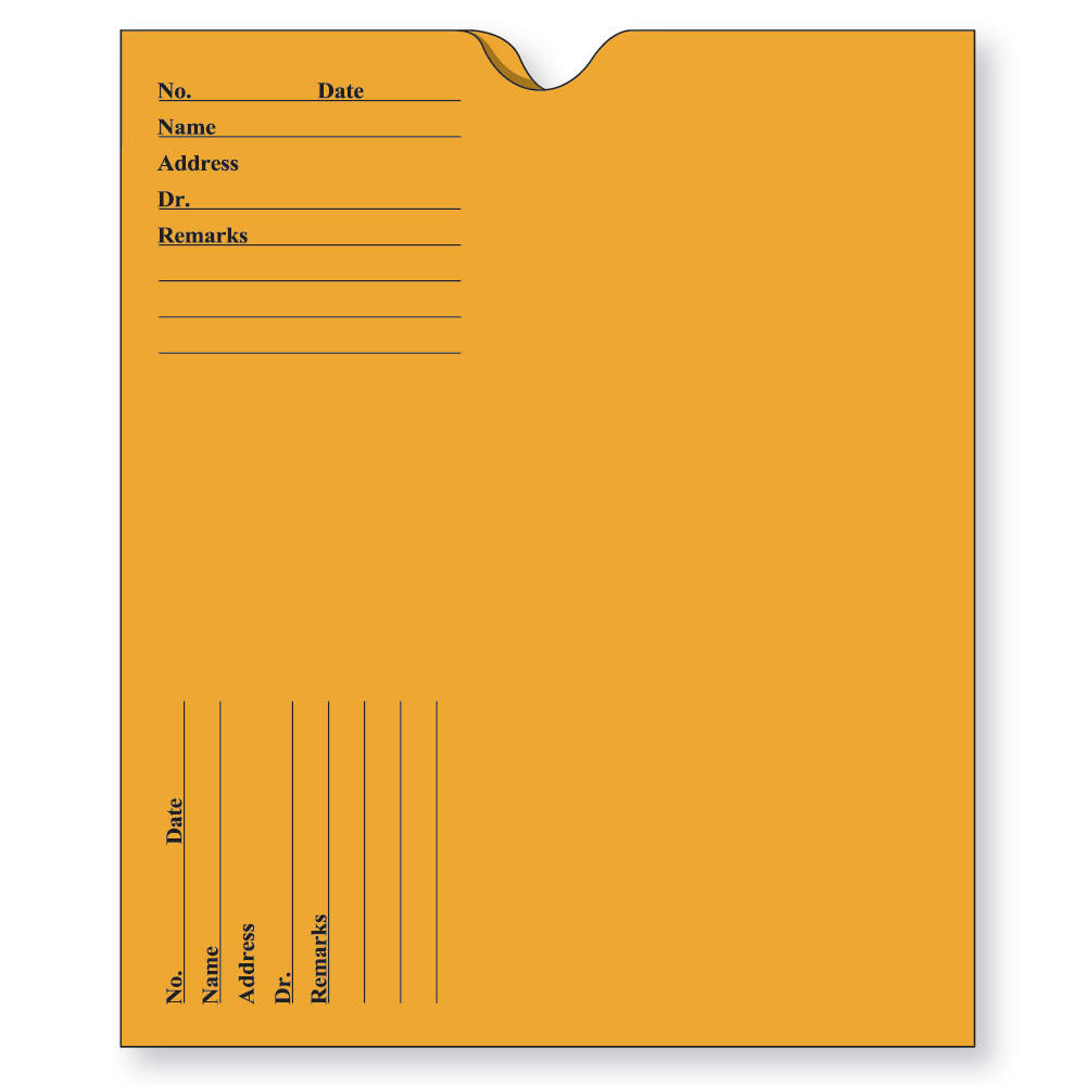 NEGATIVE PRESERVER OPEN END WITH BLACK PRINT 28# BROWNKRAFT 10-1/2"X12-1/2" - 500 PER CASE