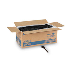 Plastic Cutlery, Heavyweight Soup Spoons, 5 3/4", Black, 1,000/Carton