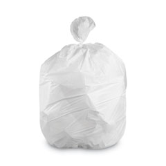 Linear Low-Density Can Liners, 30-35 gal, 1.4 mil, 33 x 45, White, 200/Carton