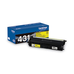 TN431Y Toner, 1,800 Page-Yield, Yellow