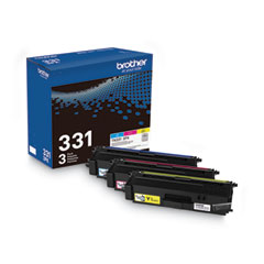 TN3313PK Toner, 1,500 Page-Yield, Cyan/Magenta/Yellow