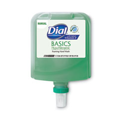 Basics Hypoallergenic Foaming Hand Wash Refill for Dial 1700 Dispenser, Honeysuckle, with Vitamin E, 1.7 L, 3/Carton