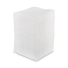 1/4-Fold Lunch Napkins, 1-Ply, 12" x 12", White, 6000/Carton