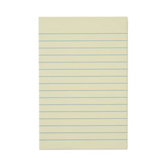 Recycled Self-Stick Note Pads, Note Ruled, 4" x 6", Yellow, 100 Sheets/Pad, 12 Pads/Pack