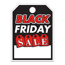 Hang Tag - Black Friday -  8.5" x 11.5" 50 / PK