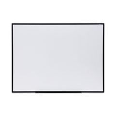 Design Series Deluxe Dry Erase Board, 48 x 36, White Surface, Black Anodized Aluminum Frame