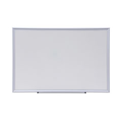 Deluxe Melamine Dry Erase Board, 36 x 24, Melamine White Surface, Silver Aluminum Frame