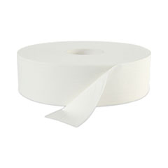 JRT Bath Tissue, Jumbo, Septic Safe, 2-Ply, White, 3.5" x 2,000 ft, 12" dia, 6 Rolls/Carton