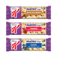 Special K Pastry Crisps, Blueberry/Brown Sugar;Cinnamon/Strawberry, 0.88oz, 2/Pouch, 30 Pouches/CT,Ships in 1-3 Business Days