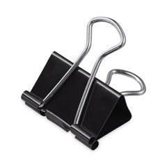 Binder Clips, Mini, Black/Silver, 12/Box