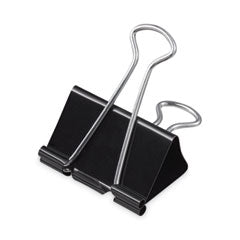 Binder Clip Zip-Seal Bag Value Pack, Mini, Black/Silver, 144/Pack