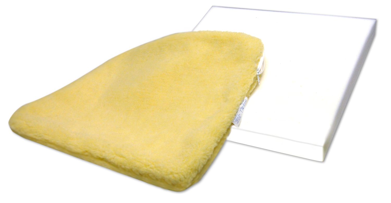 Solid Foam Cushion w/Sheepskin Cover