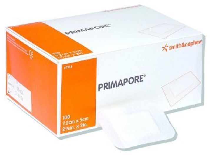 PRIMAPORE Post-Operative Dressing 5cm x 7.2cm