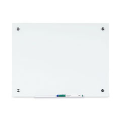 Magnetic Glass Dry Erase Board, 72 x 48, Opaque White Surface