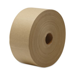 Gummed Kraft Sealing Tape, 3" Core, 3" x 600 ft, Brown, 10/Carton