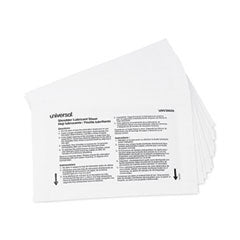 Shredder Lubricant Sheets, 5.5 x 2.8, 24 Sheets/Pack