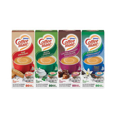 Liquid Coffee Creamer, Variety Pack, 0.37 oz Mini Cups, 200/Carton, Ships in 1-3 Business Days