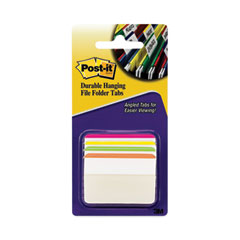 2" Angled Tabs, Lined, 1/5-Cut, Assorted Brights Colors, 2" Wide, 24/Pack