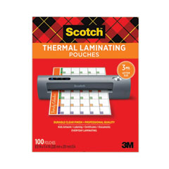 Laminating Pouches, 3 mil, 9" x 11.5", Gloss Clear, 100/Pack