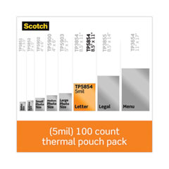 Laminating Pouches, 5 mil, 9" x 11.5", Gloss Clear, 100/Pack