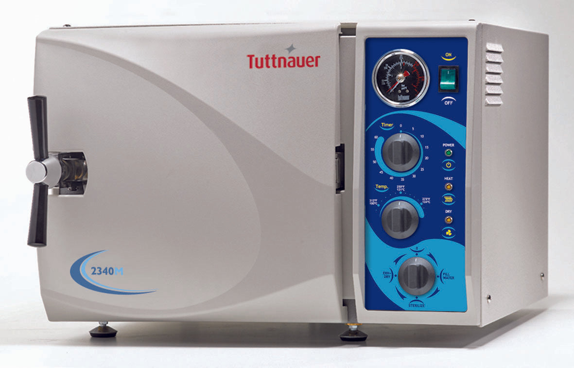 Manual Autoclaves (M Series) - Autoclave Chamber Size: 9" X 18" - Voltage: 110