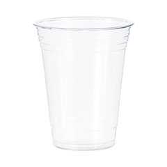 Ultra Clear PET Cups, 16 oz, Squat, 50/Bag, 20 Bags/Carton