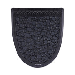 Urinal Mat 2.0, Rubber, 17.5 x 20, Black/Black, 6/Carton