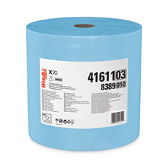 X70 Cloths, Jumbo Roll, 12.4 x 12.2, Blue, 870/Roll