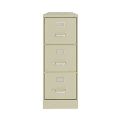 Vertical Letter File Cabinet, 3 Letter-Size File Drawers, Putty, 15 x 22 x 40.19