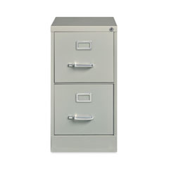 Vertical Letter File Cabinet, 2 Letter-Size File Drawers, Light Gray, 15 x 22 x 28.37