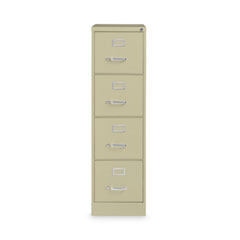 Vertical Letter File Cabinet, 4 Letter-Size File Drawers, Putty, 15 x 22 x 52