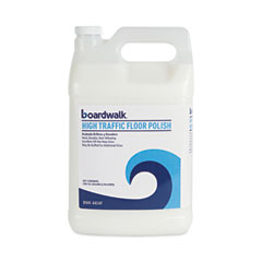 High Traffic Floor Polish, 1 gal Bottle, 4/Carton