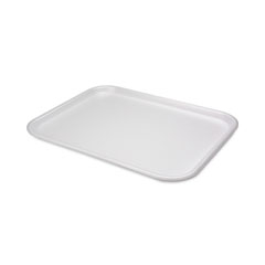 Supermarket Tray, #1216, 16.25 x 12.63 x 0.63, White, Foam, 100/Carton