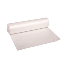 High Density Industrial Can Liners Coreless Rolls, 30 gal, 16 mic, 30 x 37, Natural, 25 Bags/Roll, 20 Rolls/Carton