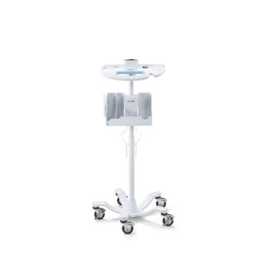 Mobile Stand w/ Accessory Cable Management and Extended Housing for Connex Vital Signs Monitor 6000 Series