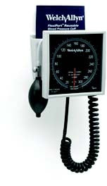 Wall Aneroid (Adult) with Durable One- Piece Cuff