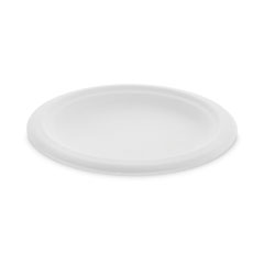 EarthChoice Compostable Fiber-Blend Bagasse Dinnerware, Plate, 6" dia, Natural, 1,000/Carton