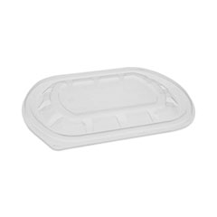 ClearView MealMaster Lid with Fog Gard Coating, Medium Flat Lid, 8.13 x 6.5 x 0.38, Clear, Plastic, 252/Carton