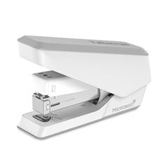 LX840 EasyPress Half Strip Stapler, 25-Sheet Capacity, White