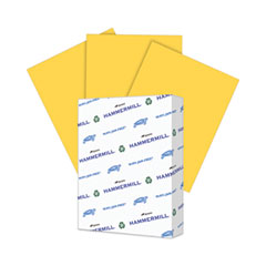 Colors Print Paper, 20 lb Bond Weight, 8.5 x 11, Goldenrod, 500/Ream