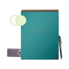 Flip Smart Notepad, Teal Cover, Lined/Dot Grid Rule, 8.5 x 11, White, 16 Sheets