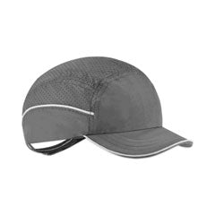 Skullerz 8955 Lightweight Bump Cap Hat, Short Brim, Black, Ships in 1-3 Business Days