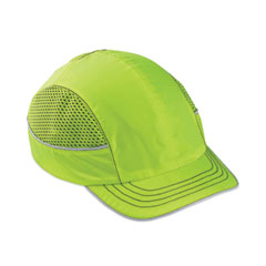 Skullerz 8950 Bump Cap Hat, Short Brim, Lime, Ships in 1-3 Business Days